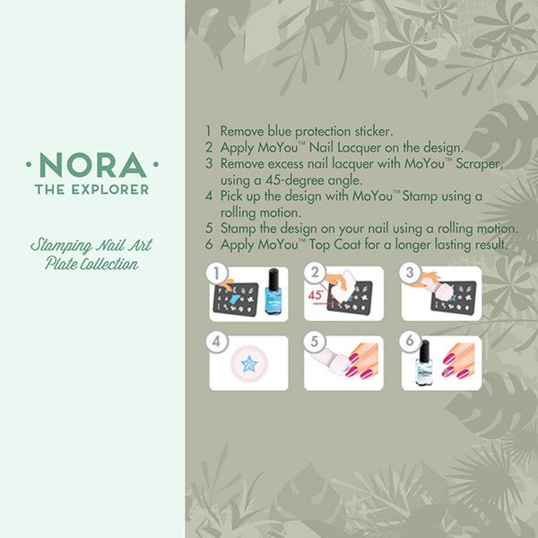 MoYou Nail Art Plate Collection Explorer 06 #MPEXP06