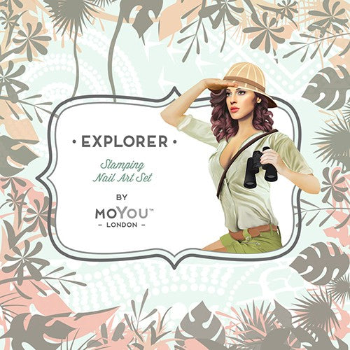 MoYou Nail Art Plate Collection Explorer 25 #MPEXP25