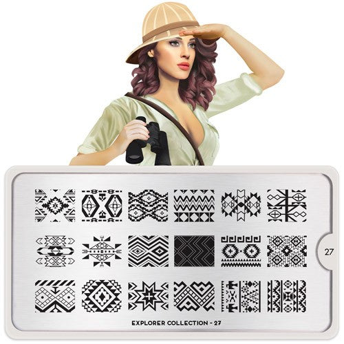 MoYou Nail Art Plate Collection Explorer 27 #MPEXP27