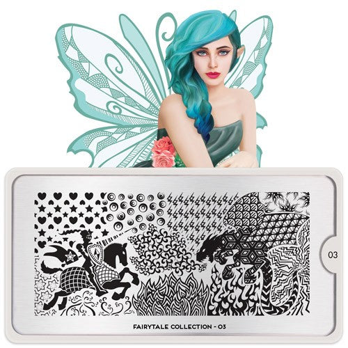 MoYou Nail Art Plate Collection Fairy Tale 03 #MPFAI03