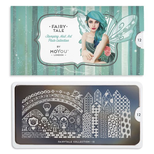 MoYou Nail Art Plate Collection Fairy Tale 12 #MPFAI12