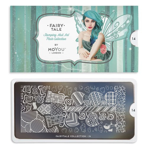 MoYou Nail Art Plate Collection Fairy Tale 14 #MPFAI14