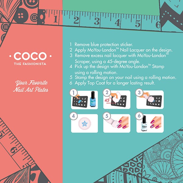 MoYou Nail Art Plate Collection Fashionista 04 #MPFAS04