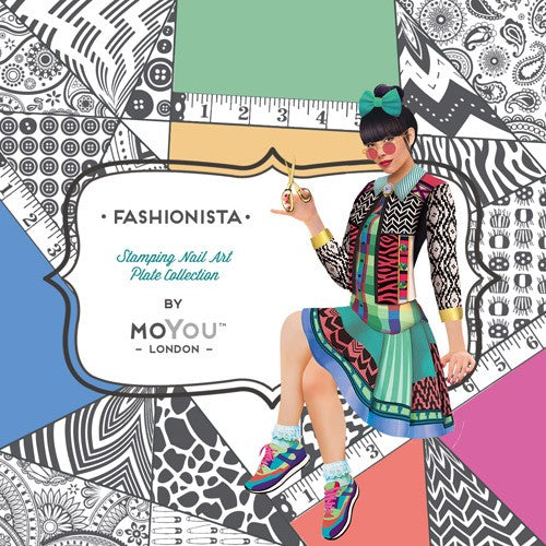 MoYou Nail Art Plate Collection Fashionista 08 #MPFAS08