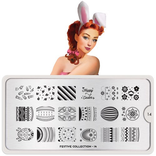MoYou Nail Art Plate Collection Festive 14 #MPFES14