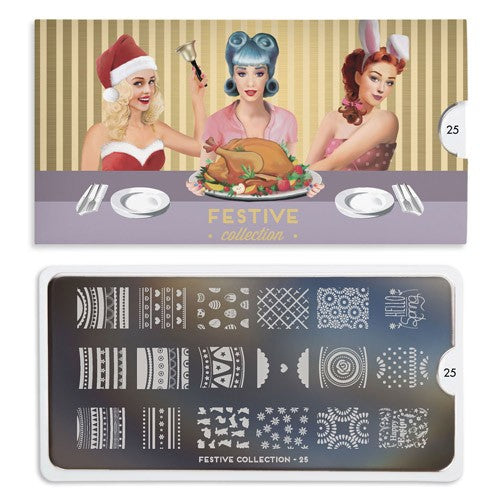 MoYou Nail Art Plate Collection Festive 25 #MPFES25