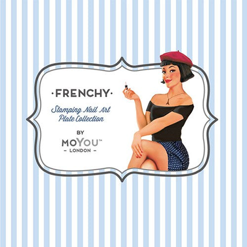 MoYou Nail Art Plate Collection Frenchy 01 #MPFRE01