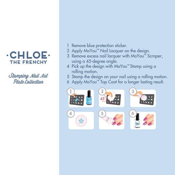 MoYou Nail Art Plate Collection Frenchy 01 #MPFRE01