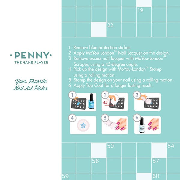 MoYou Nail Art Plate Collection Games 02 #MPGAM02