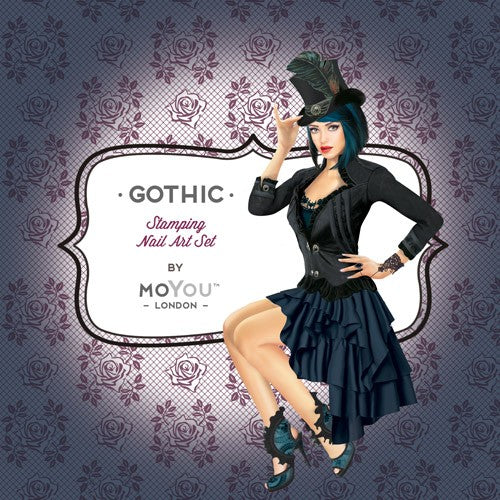 MoYou Nail Art Plate Collection Gothic 01 #MPGOT01