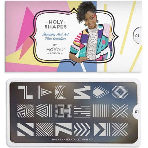 MoYou Nail Art Plate Collection Holy shapes 01 #MPHOL01