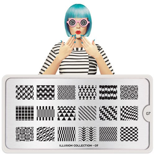 MoYou Nail Art Plate Collection Illusion 07 #MPILL07