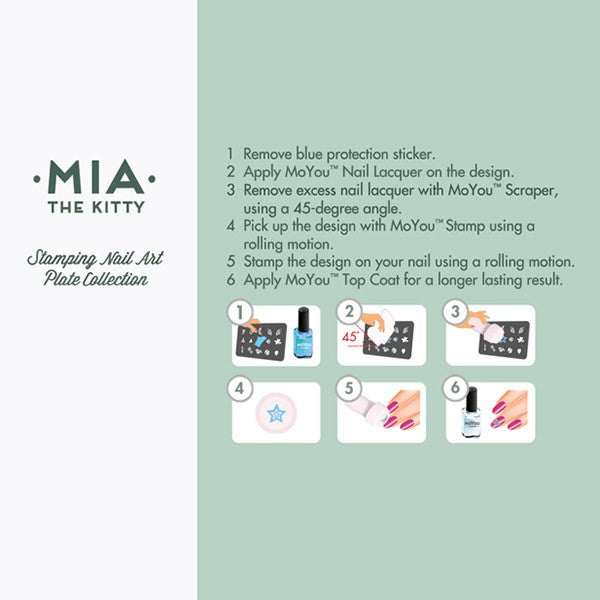 MoYou Nail Art Plate Collection Kitty 11 #MPKIT11