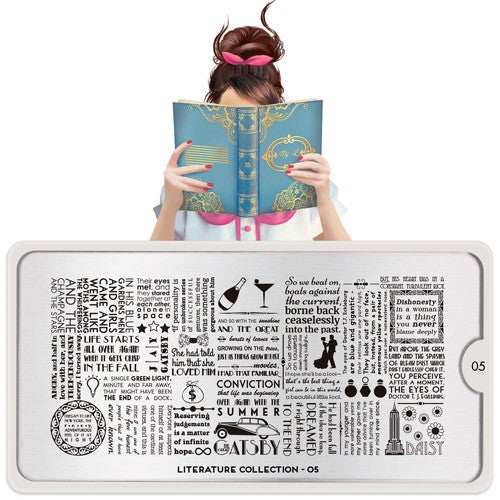 MoYou Nail Art Plate Collection Literature 05 #MPLIT05