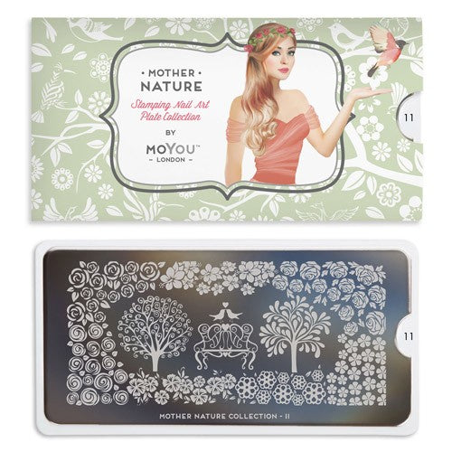 MoYou Nail Art Plate Collection Mother Nature 11 #MPMOT11