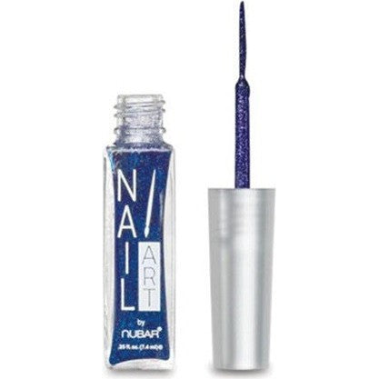 Nubar Nail Art Strippers Azure Glitter A186