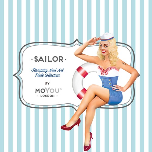 MoYou Nail Art Plate Collection Sailor 05 #MPSAI05