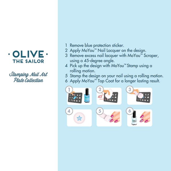 MoYou Nail Art Plate Collection Sailor 07 #MPSAI07