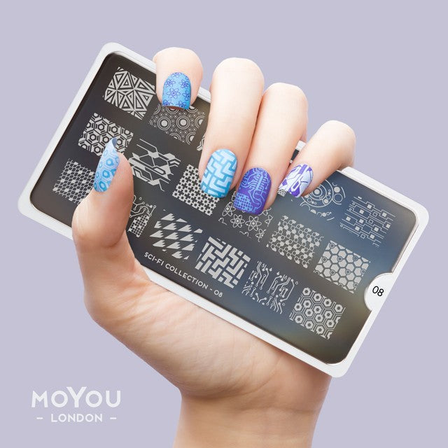 MoYou Nail Art Plate Collection Sci-Fi 08 #MPSCI08