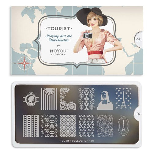 MoYou Nail Art Plate Collection Tourist 07 #MPTOU07
