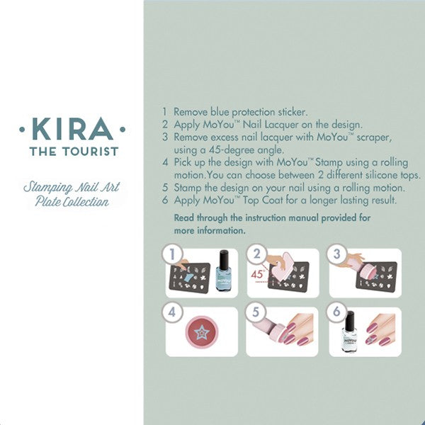 MoYou Nail Art Plate Collection Tourist 07 #MPTOU07
