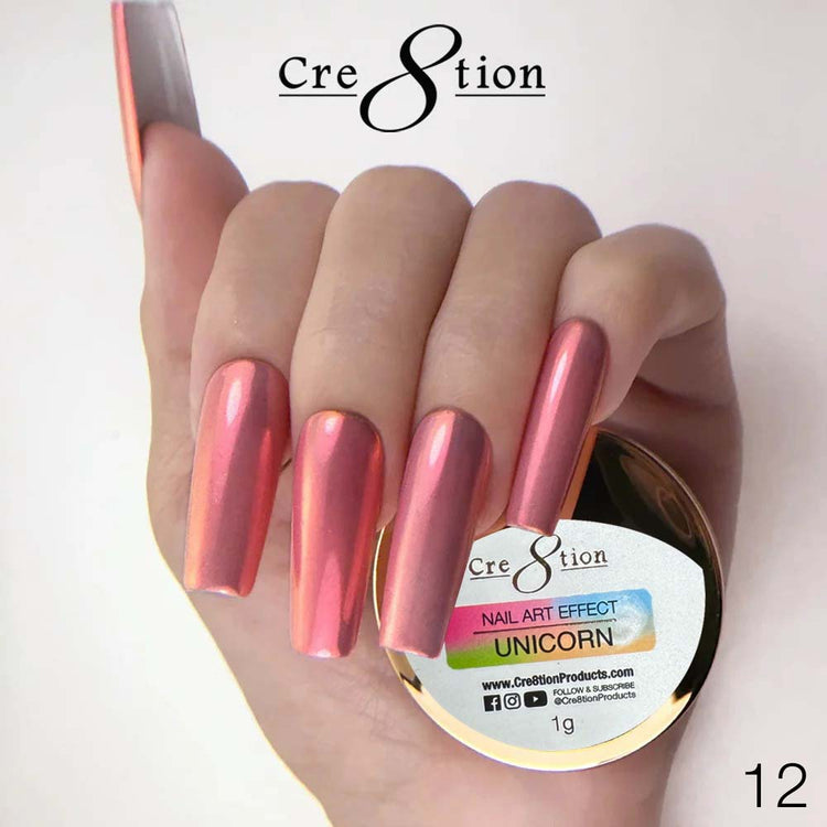 Cre8tion Unicorn 12 Effect Nail Art 1g 1101-0382