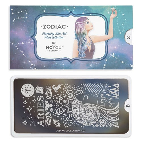 MoYou Nail Art Plate Collection Zodiac 03 #MPZOD03