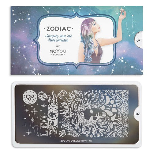 MoYou Nail Art Plate Collection Zodiac 07 #MPZOD07
