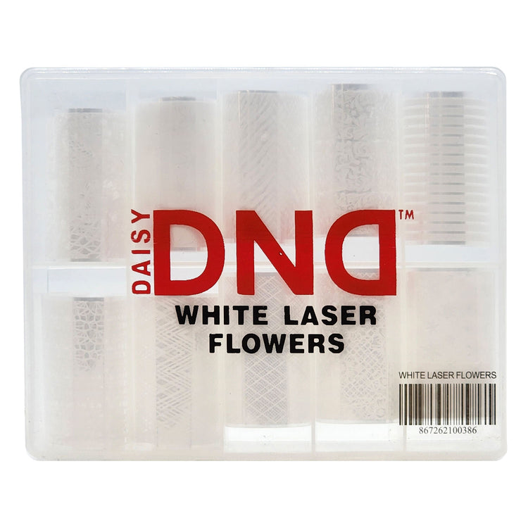 DND Transfer Foils White Lace Flowers 2 00394
