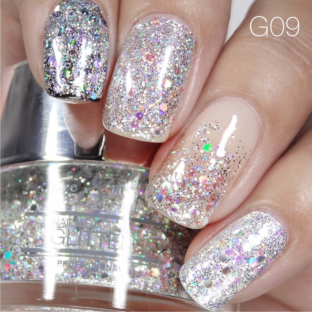 Cre8tion Nail Art Glitter 1 fl oz/30g Glitter 09 #1101-0500
