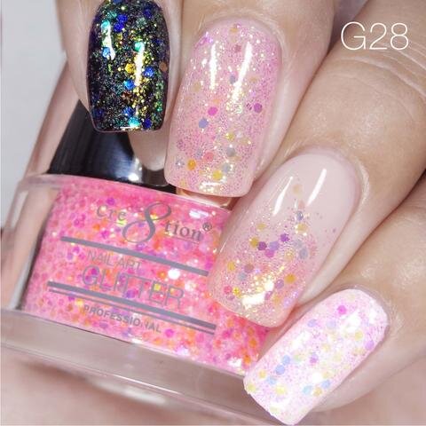 Cre8tion Nail Art Glitter 1 fl oz/30g Glitter 28 #1101-0519