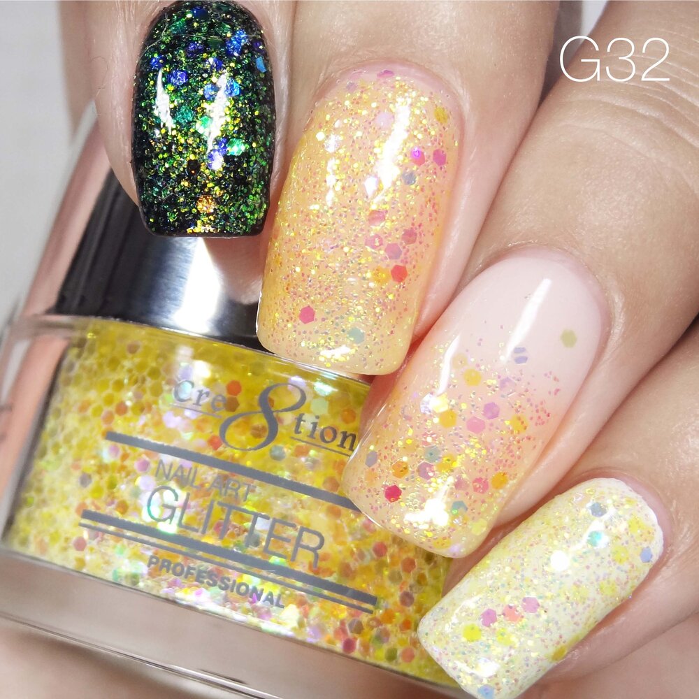 Cre8tion Nail Art Glitter 1 fl oz/30g Glitter 32 #1101-0523