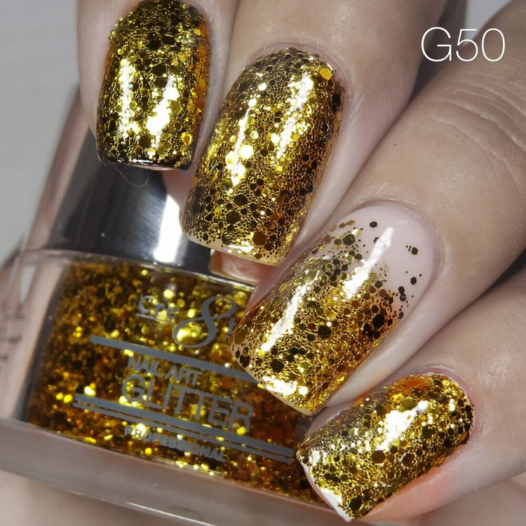 Cre8tion Nail Art Glitter 1 fl oz/30g Glitter 50 #1101-0541