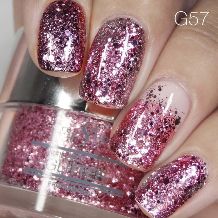 Cre8tion Nail Art Glitter 1 fl oz/30g Glitter 57 #1101-0548