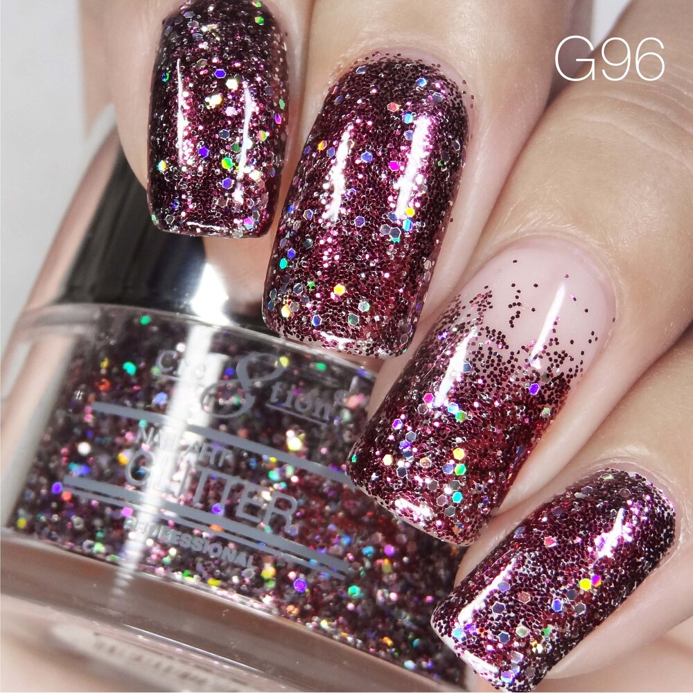 Cre8tion Nail Art Glitter 1 fl oz/30g Glitter 96 #1101-0587