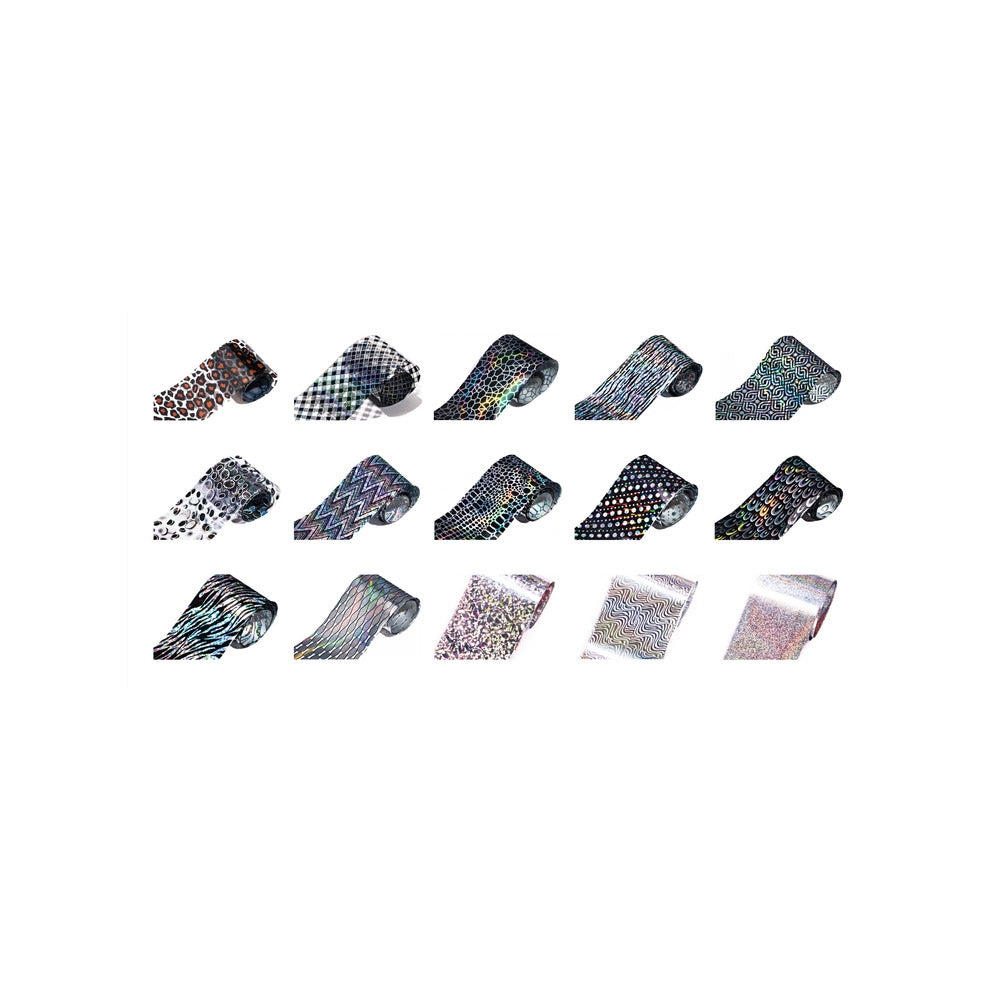 Cre8tion 15 Designs Nail Art Transfer Foil Col.03 #1101-0993