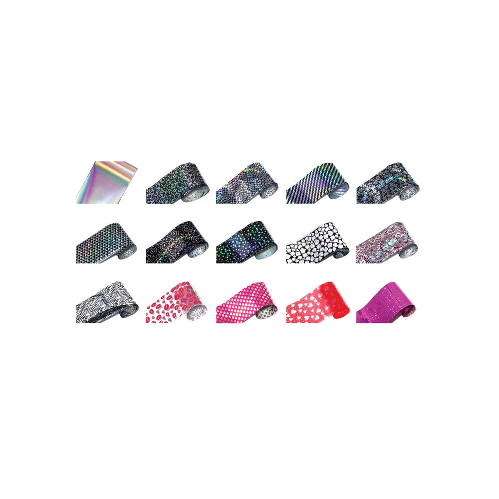 Cre8tion 15 Designs Nail Art Transfer Foil Col.07 #1101-0997