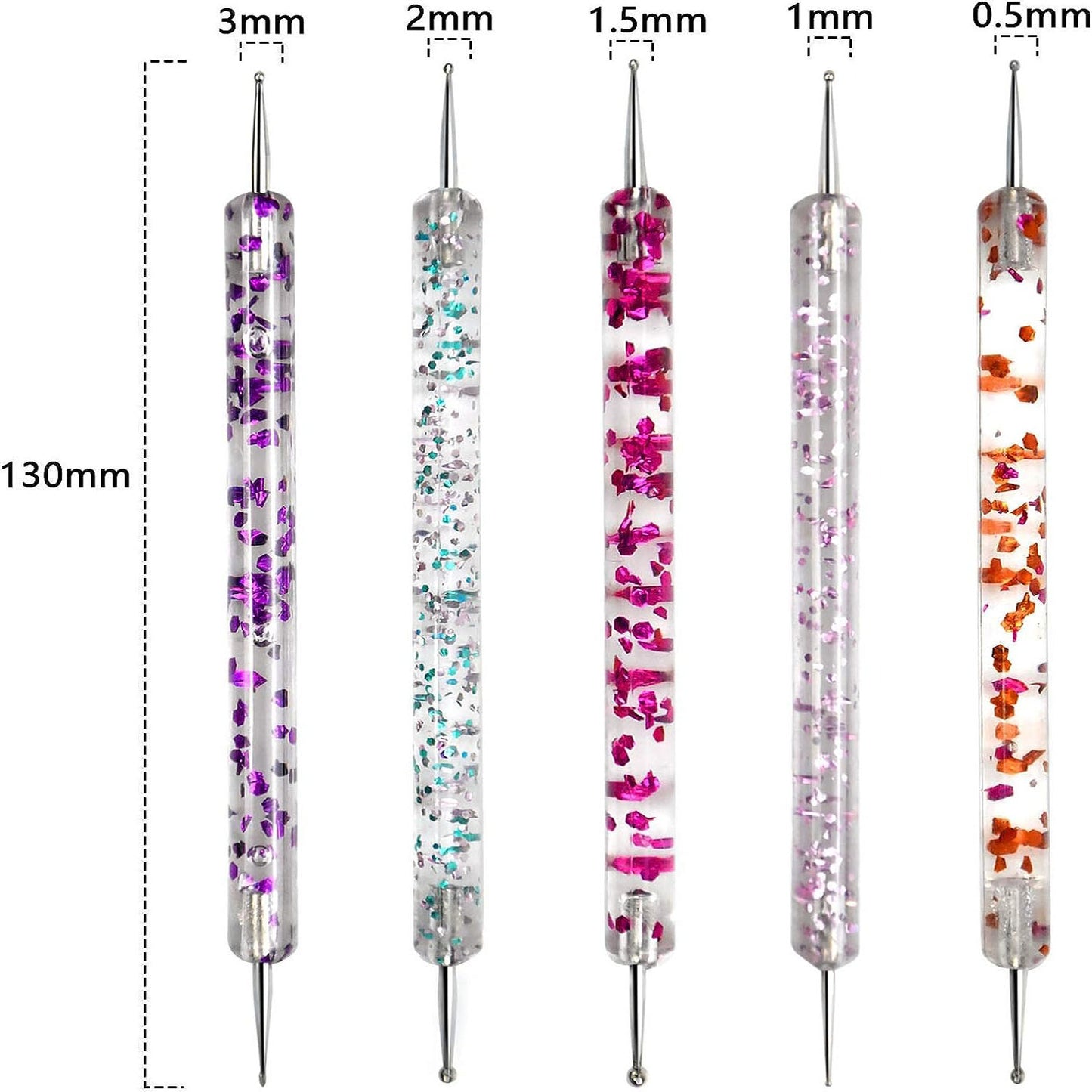 Nail Art Dot Tool 5 Pcs FH-B5 90142