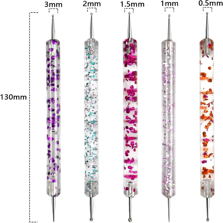 Nail Art Dot Tool 5 Pcs FH-B5 90142