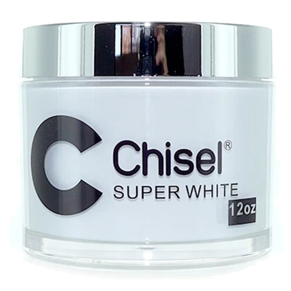 Chisel Dip Powder Super White Refill 12 oz #17060