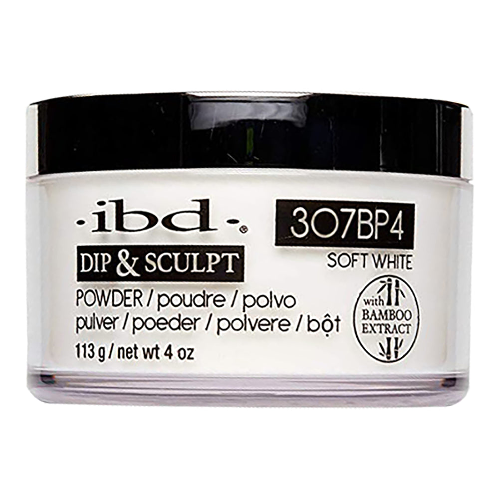 IBD Dip&Sculpt Powder 4 oz/113 g Soft White 307BP4