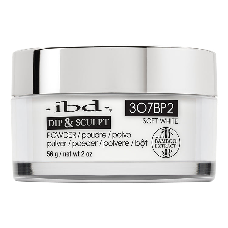 IBD Dip&Sculpt Powder 2 oz/56 g Soft White 307BP2
