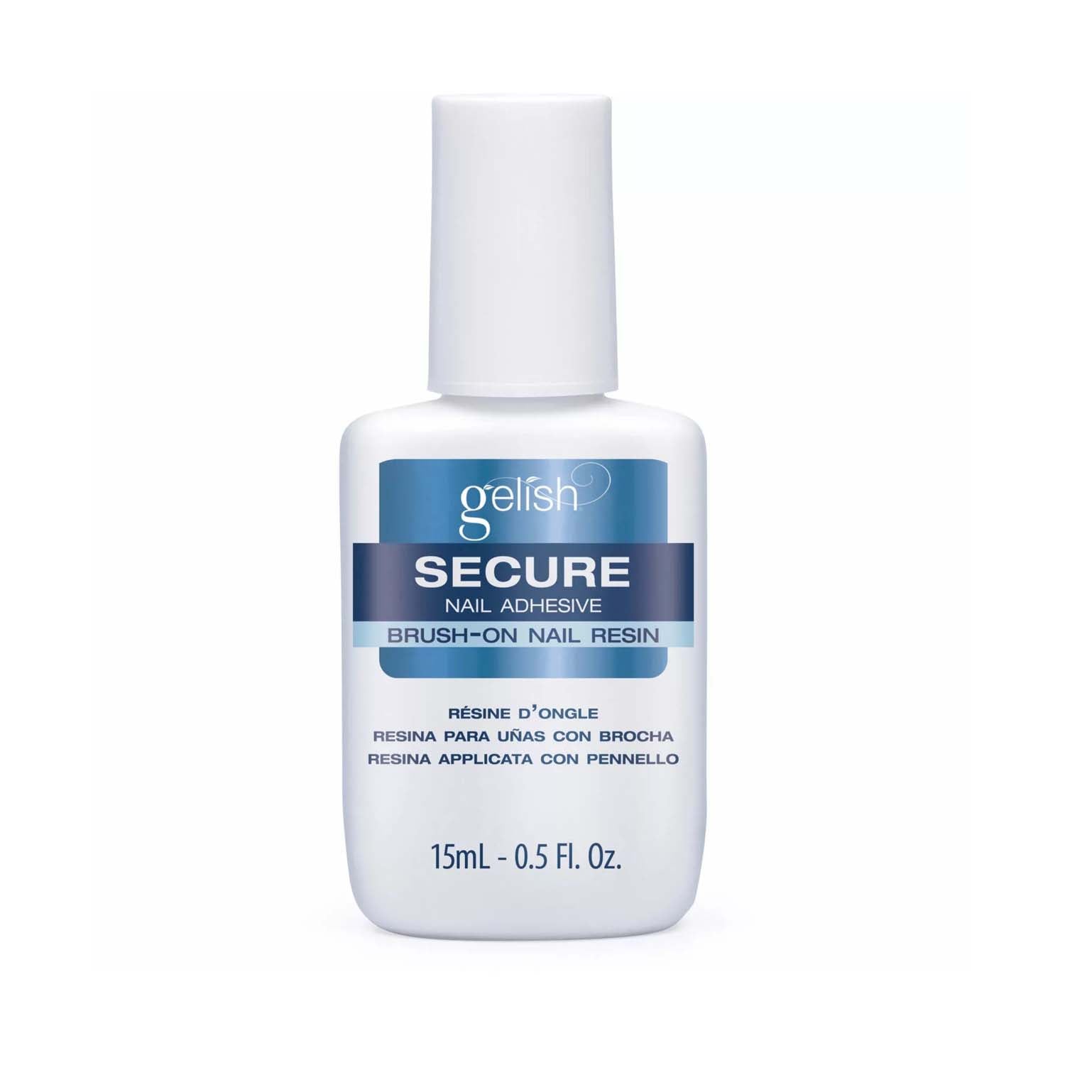 Harmony Secure Nail Adhesive Brush-On Nail Resin 0.5oz 01183