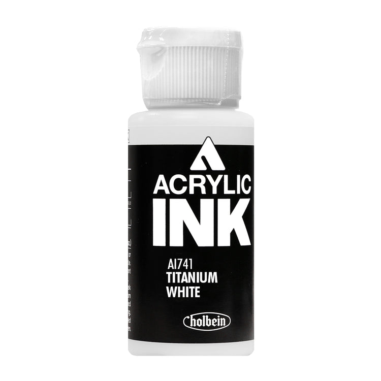 Holbein Acrylic Ink Titanium White AI741A