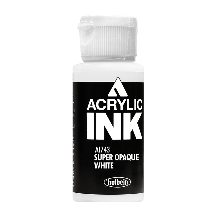 Holbein Acrylic Ink Super Opaque White AI743C 15743