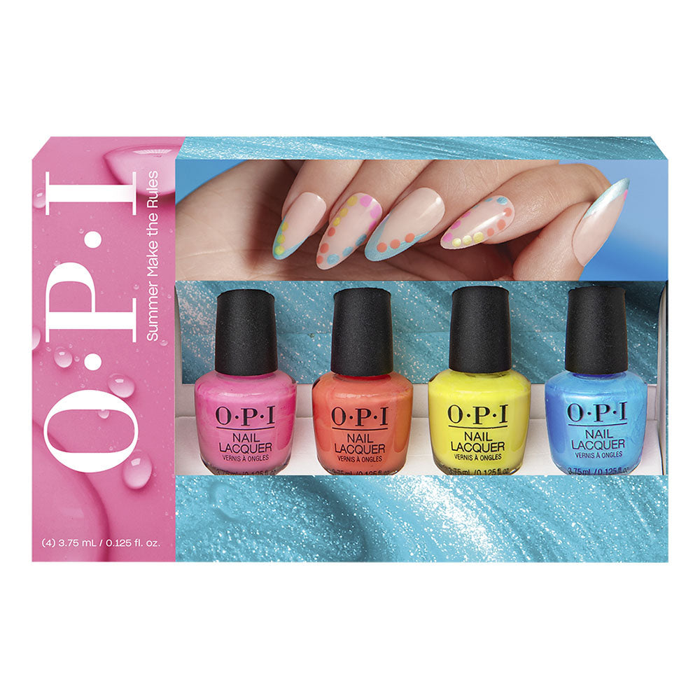 OPI Nail Lacquer Summer Make the Rules 4 PC Mini Pack DCP001