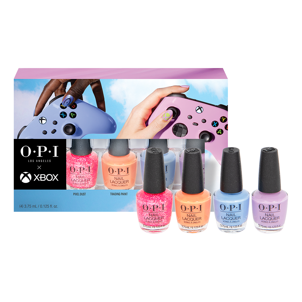 OPI XBOX Nail Lacquer 4 PC Mini Pack DCD01