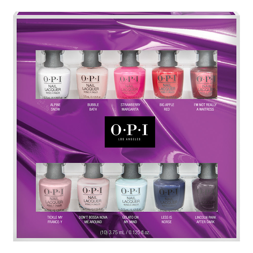 OPI Nail Lacquer Celebration Collection Mini 10-Pack HRN34