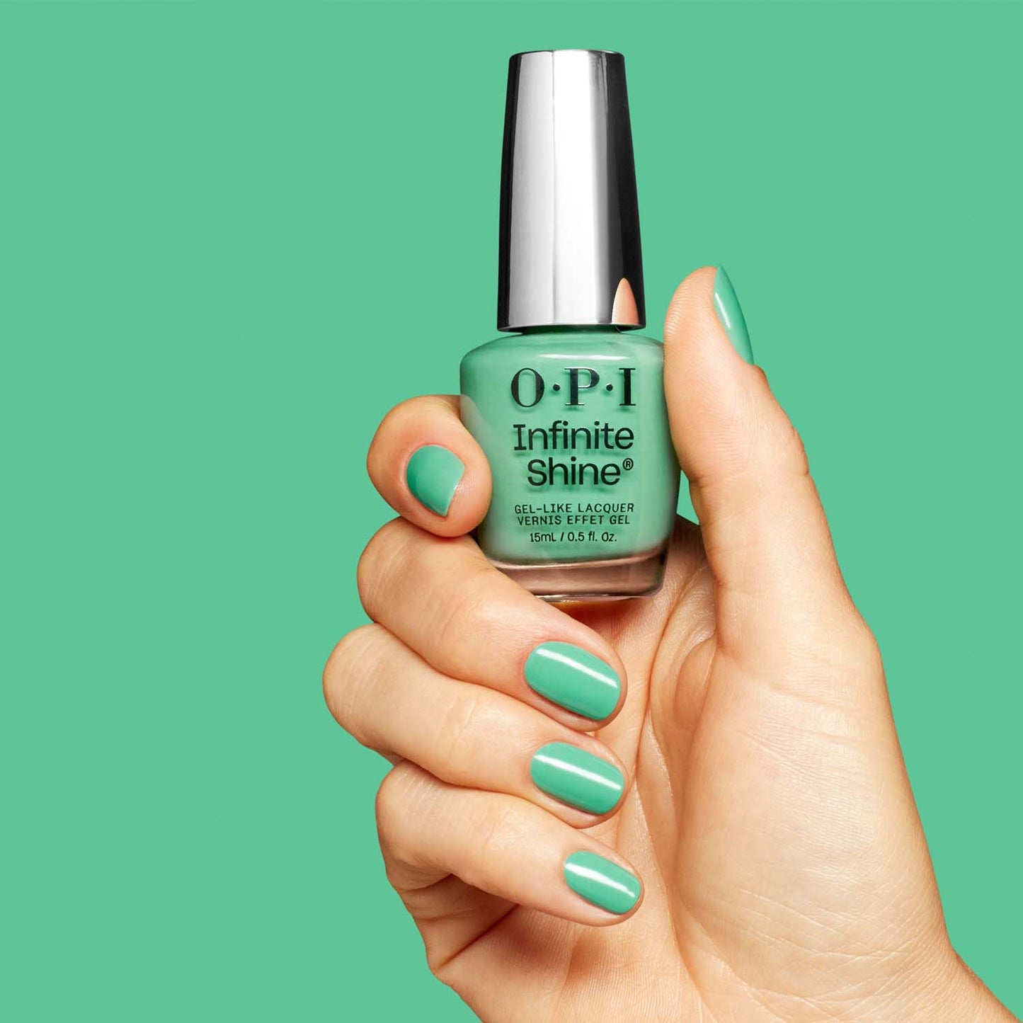 OPI Infinite Shine Big Apple Green 0.5oz ISL205