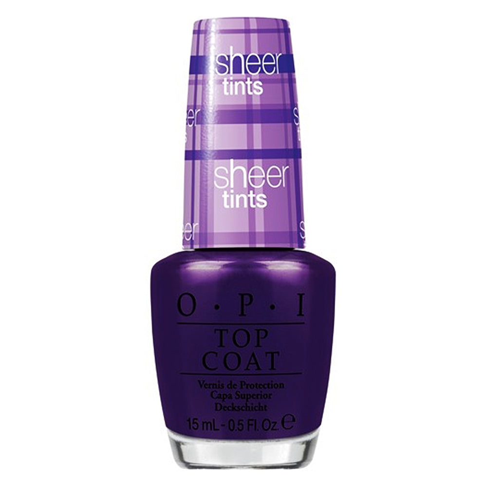 OPI Tinted Top Coat - Don't Violet Me Down 0.5 oz. NT S03